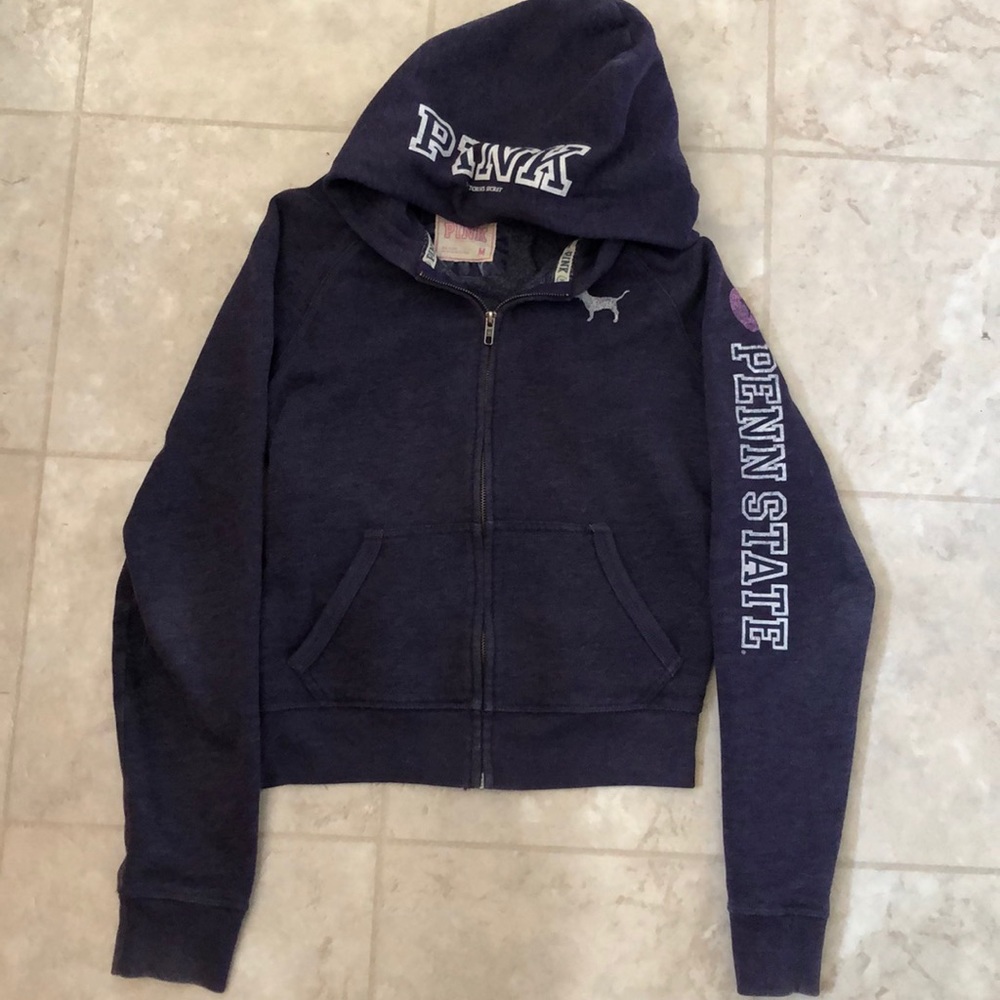 PINK Penn State Zip Up Jacket